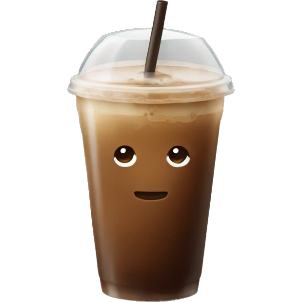 Ice coffee emoji