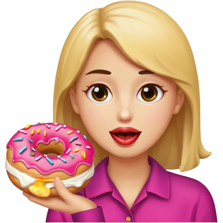 Drooling over donuts  emoji