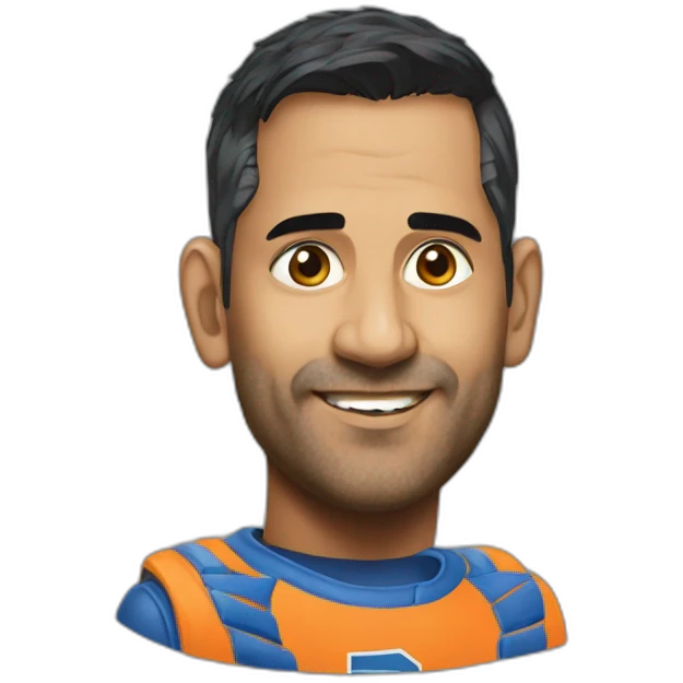 dhoni in ground emoji