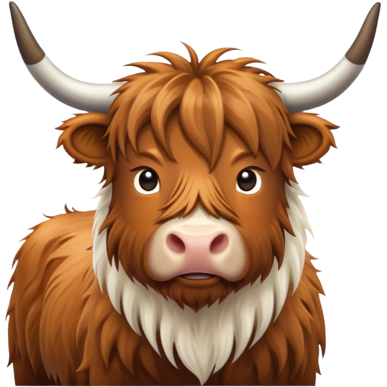 High land cow emoji