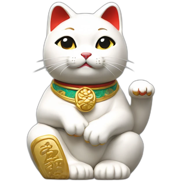 Maneki neko unique emoji
