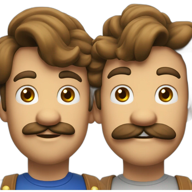 mario e o luidi emoji