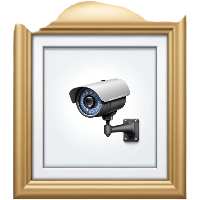 cctv in a mosque. emoji