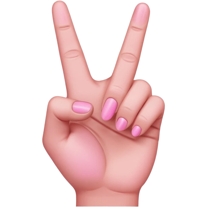 pink middle finger emoji