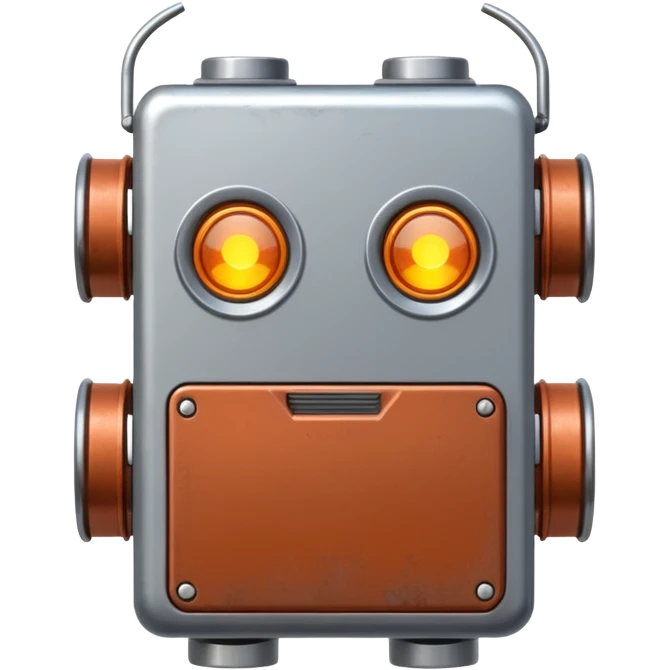 electrical grid transformer rust free without face emoji