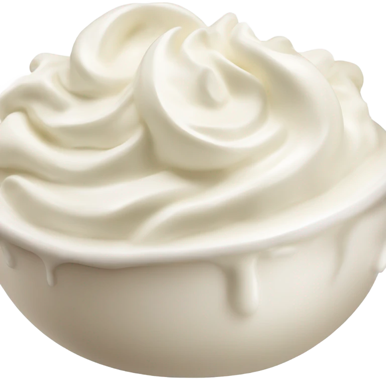 chantilly cream  emoji