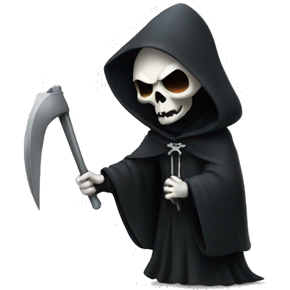 Sassy grim reaper emoji