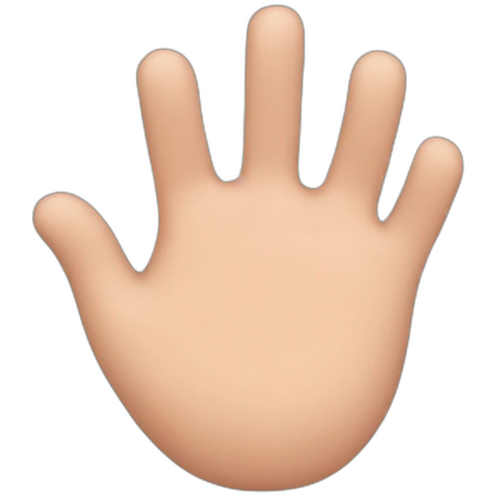 Coeur de main emoji