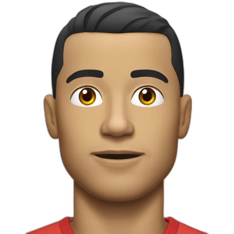 Ronaldo énervé emoji