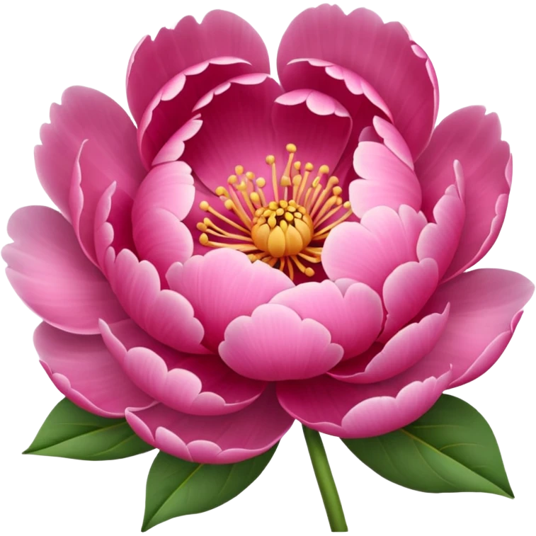 Peony emoji