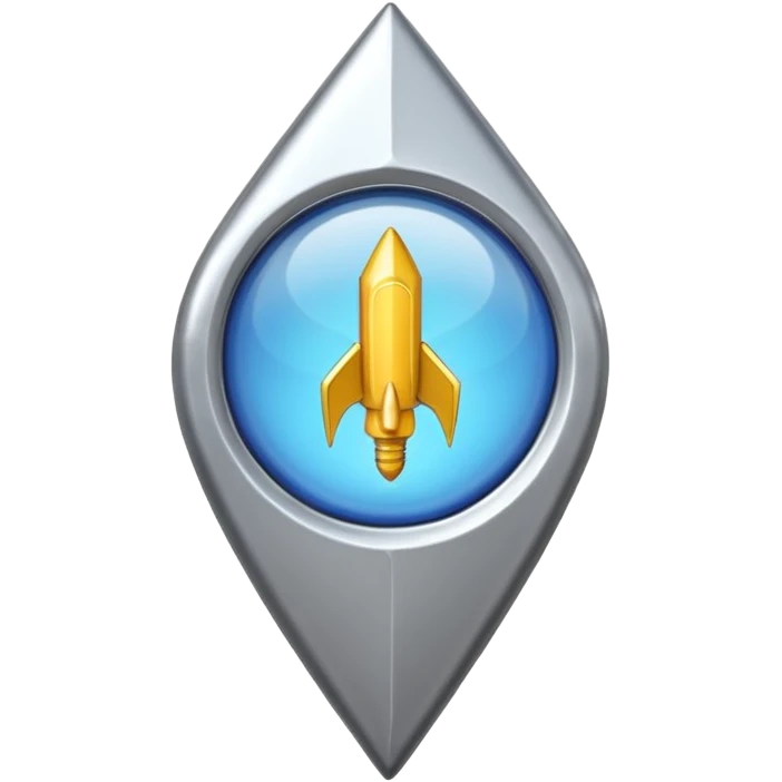 Maps pin normal without any smiley faces emoji