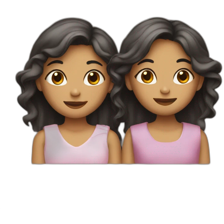 two girls in love emoji
