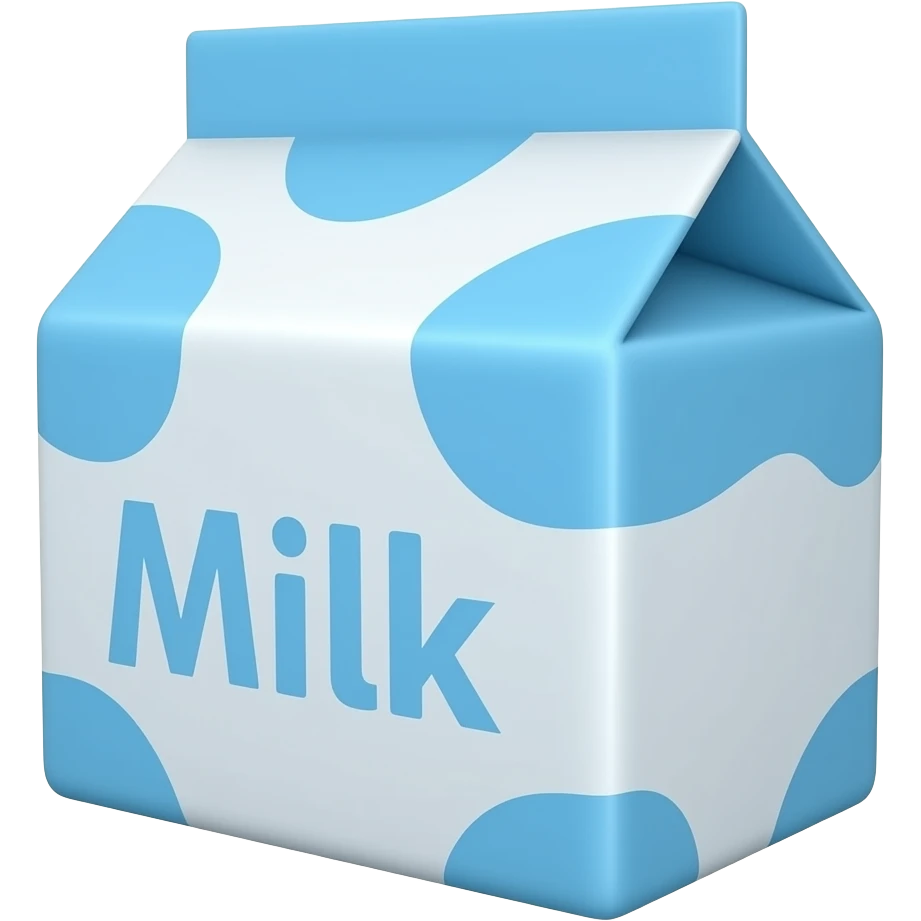 Milk logo emoji