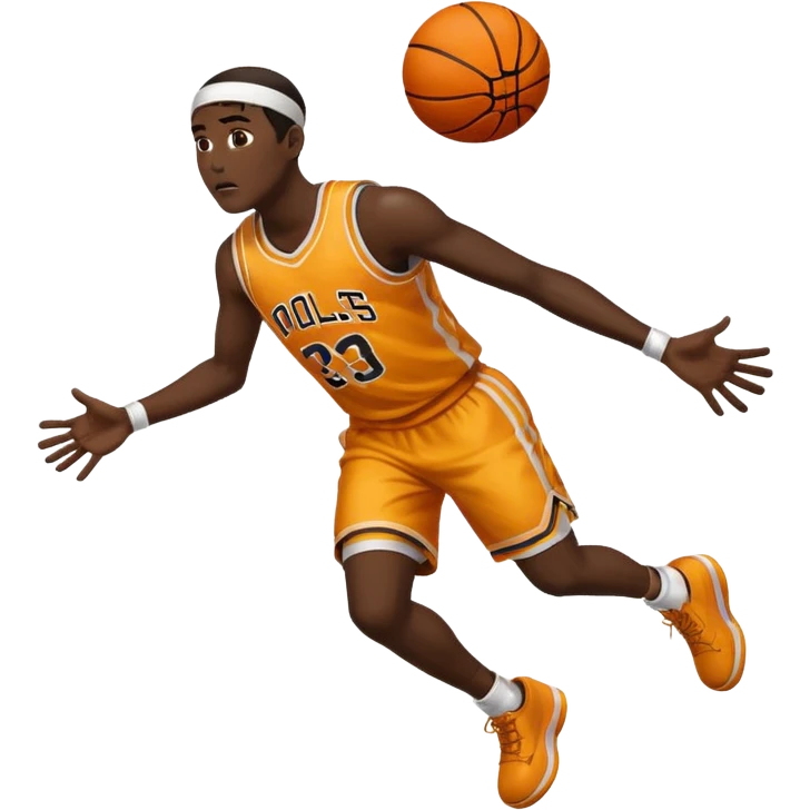 Basketball player foul baiting  emoji