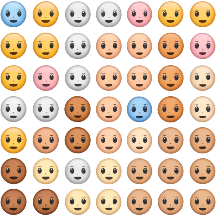 🧡이모티콘에 흰색을 섞어서 파스텔톤으로 바꿈 모양은 똑같이 색만 다르게 emoji