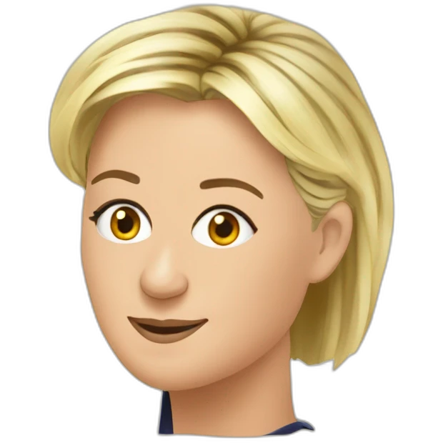Marine le Pen en Afrique emoji