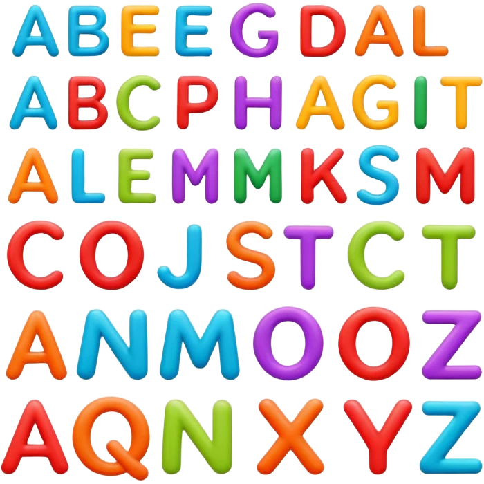 A to z alhpabet emoji