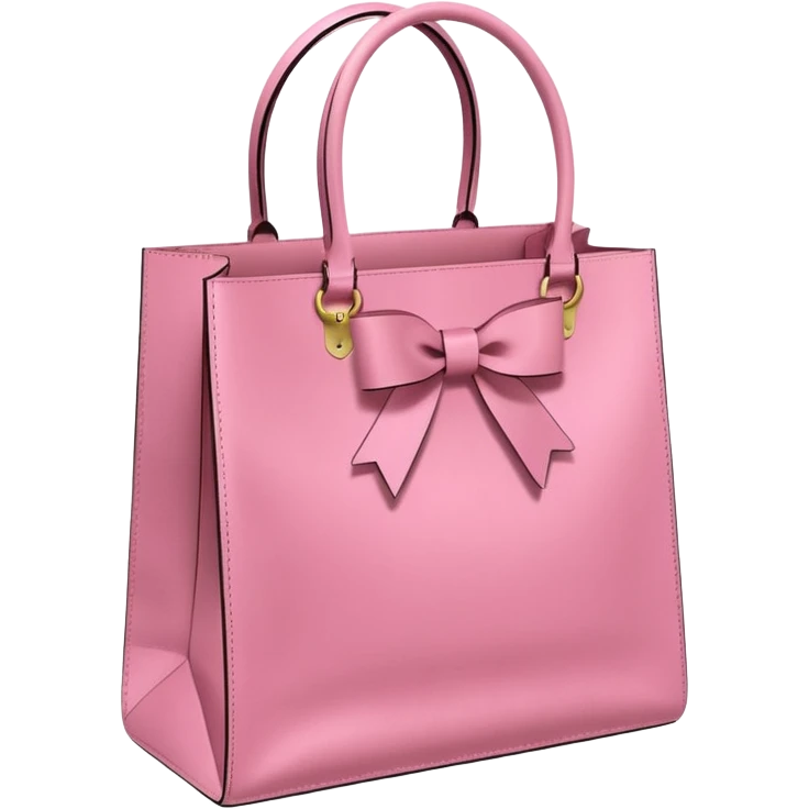 pink shopping bag, Blair Waldorf like emoji