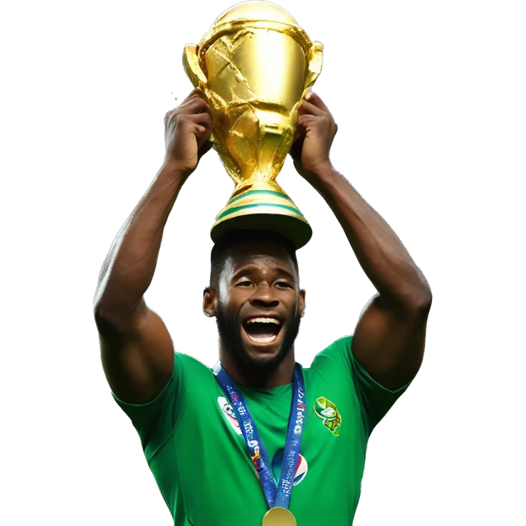 siya kolisi lifting Ruby World cup emoji