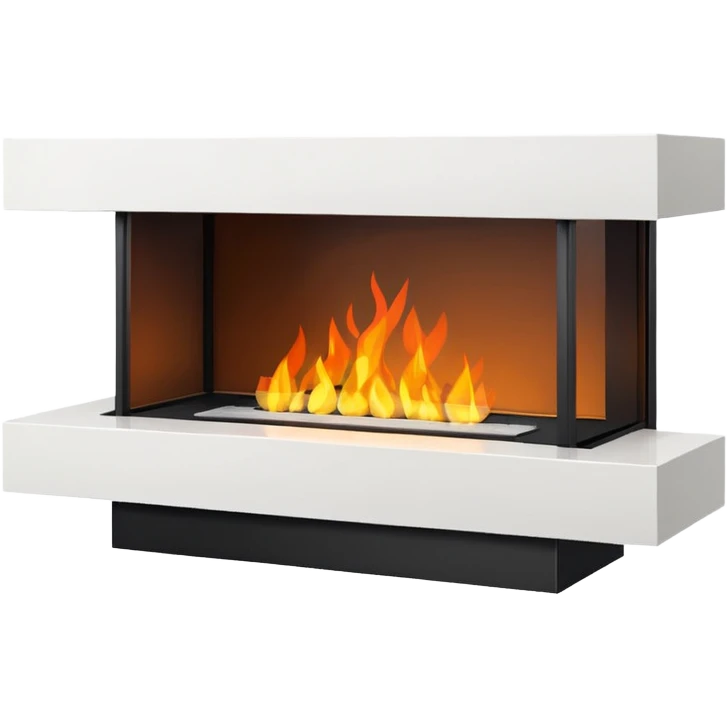 Modern Minimal Fireplace emoji