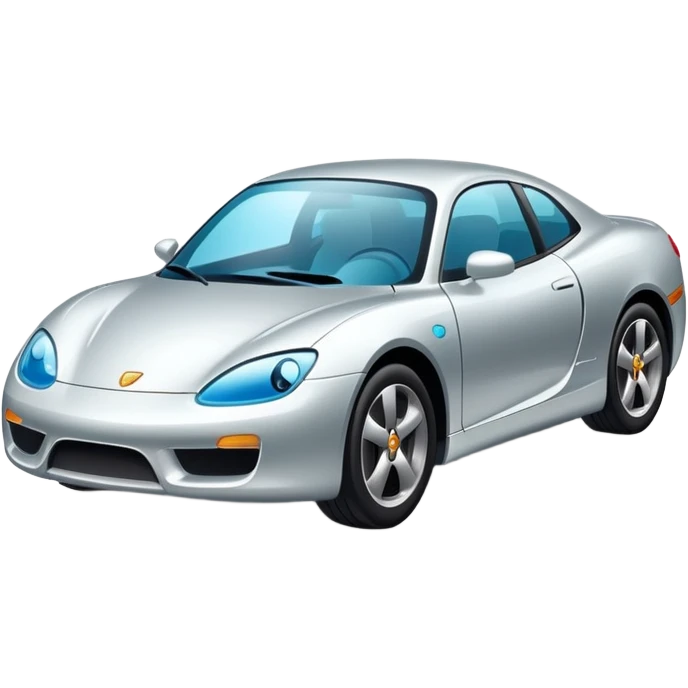 car with a shiny, protective layer emoji