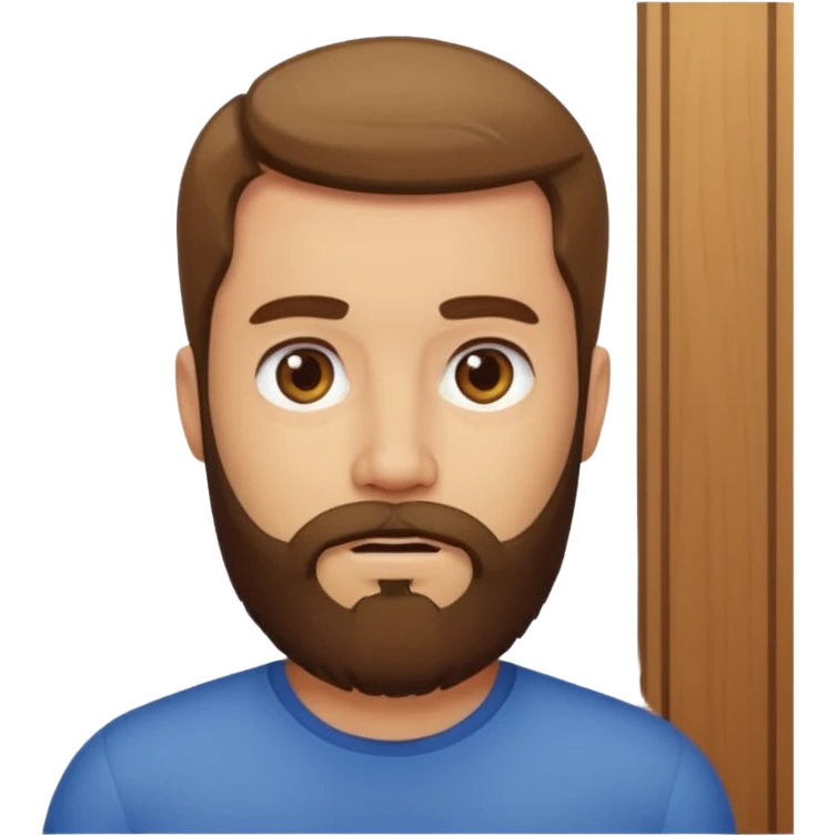 bearded man in the hall emoji