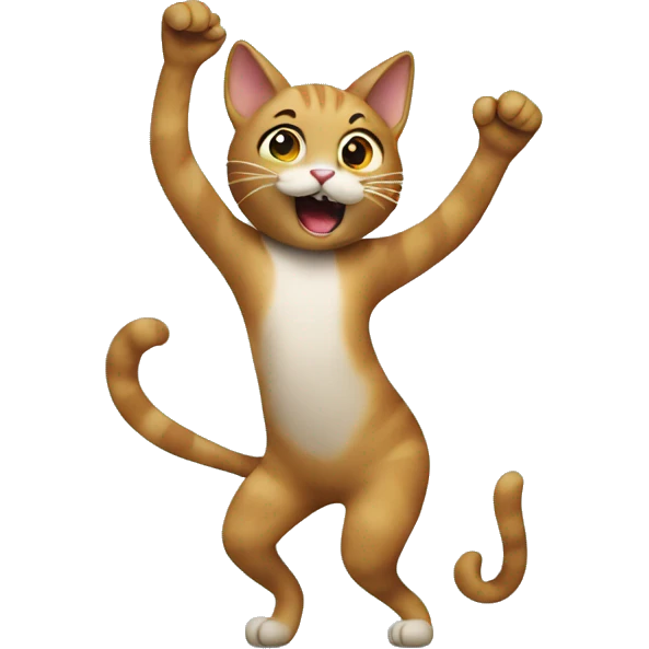 Cat dancing  emoji
