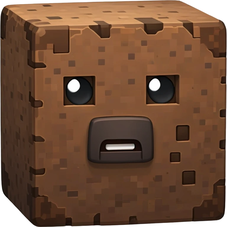Minecraft Dirt Block emoji