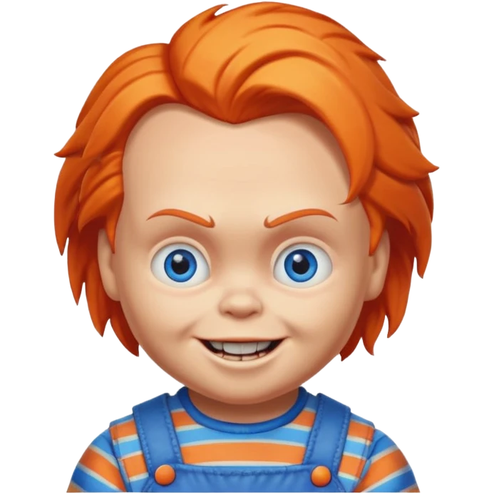 Un emojin de chuky emoji