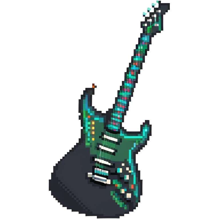 electronic synthesizer guitar emoji