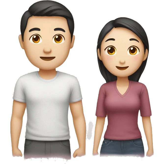 Couple,chinese  emoji