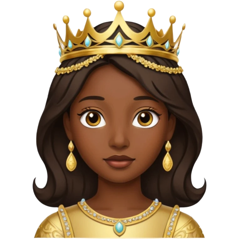 Black Royal Princess Brat Coin emoji