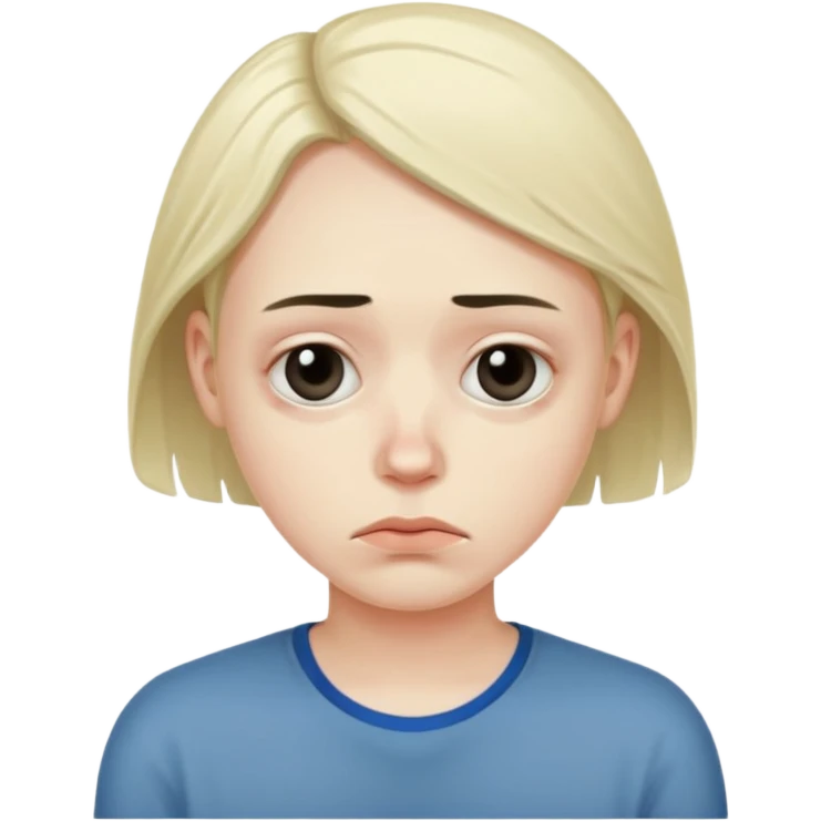 Human slouching emoji