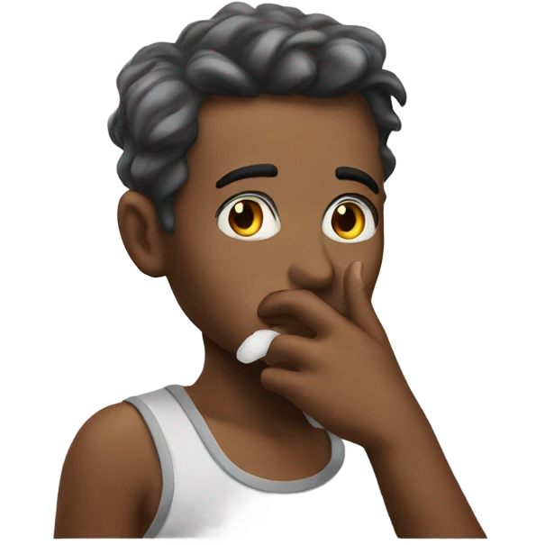 Blowing a kiss emoji