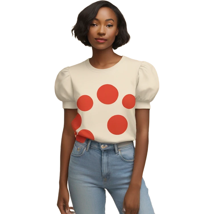 red-beige bubble tee emoji