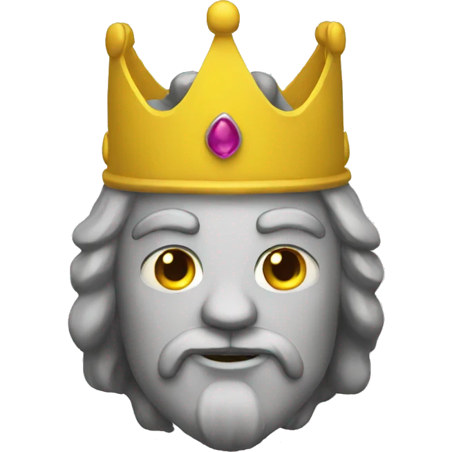 yellow king emoji