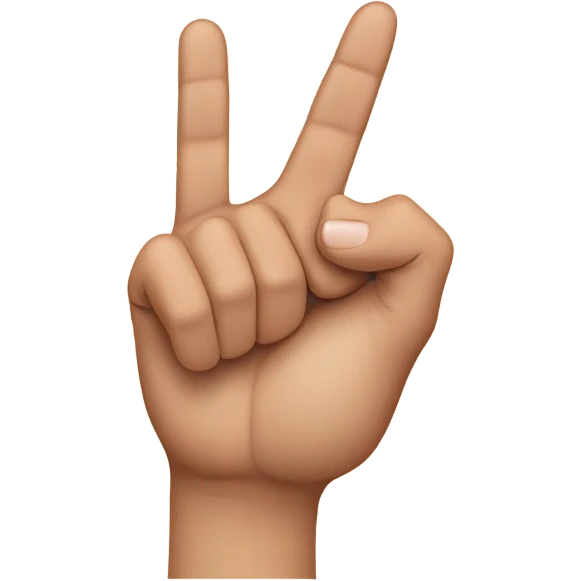 ASL i love you  emoji
