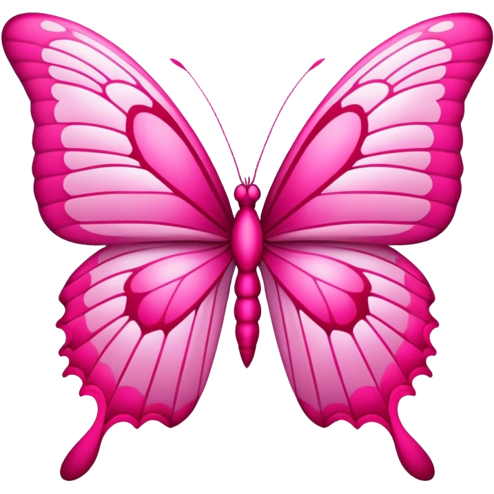 Hot pink butterfly  emoji