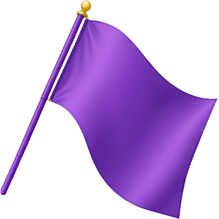 Handheld Flag purple emoji
