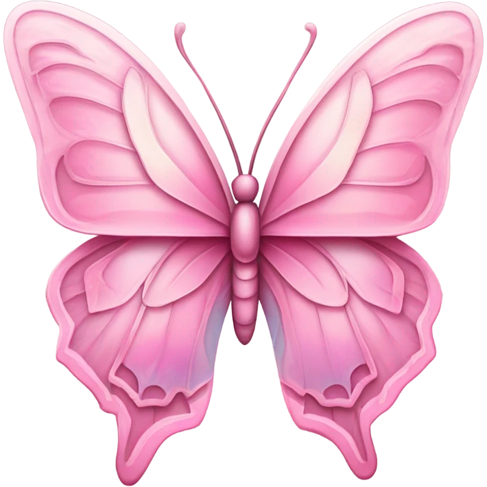 Pink butterfly  emoji