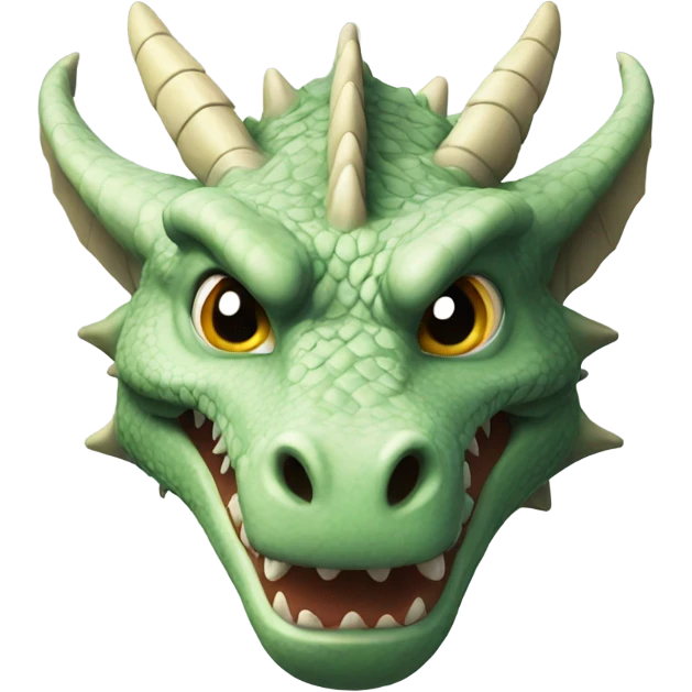 Dragon head ,look from above emoji
