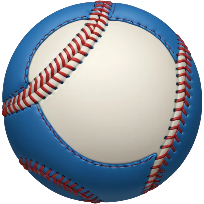blue baseball ball emoji