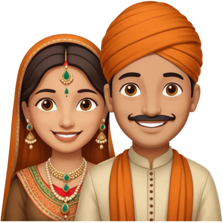 2 indian couple beautiful 😍 full size emoji