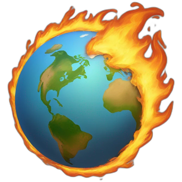 our-planet-burning emoji