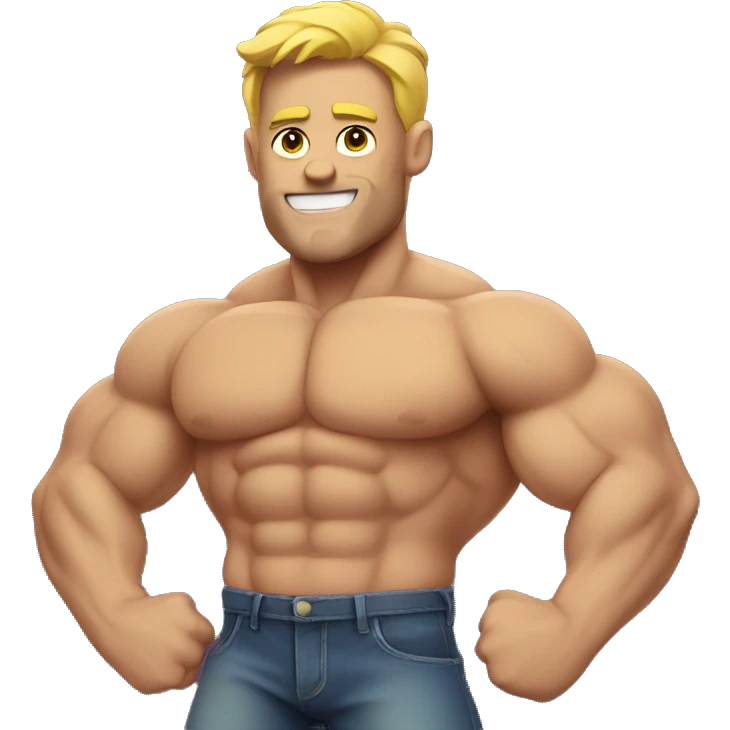 Muscle guy  emoji