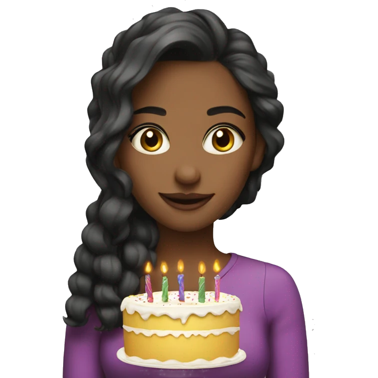 Birthday girl emoji