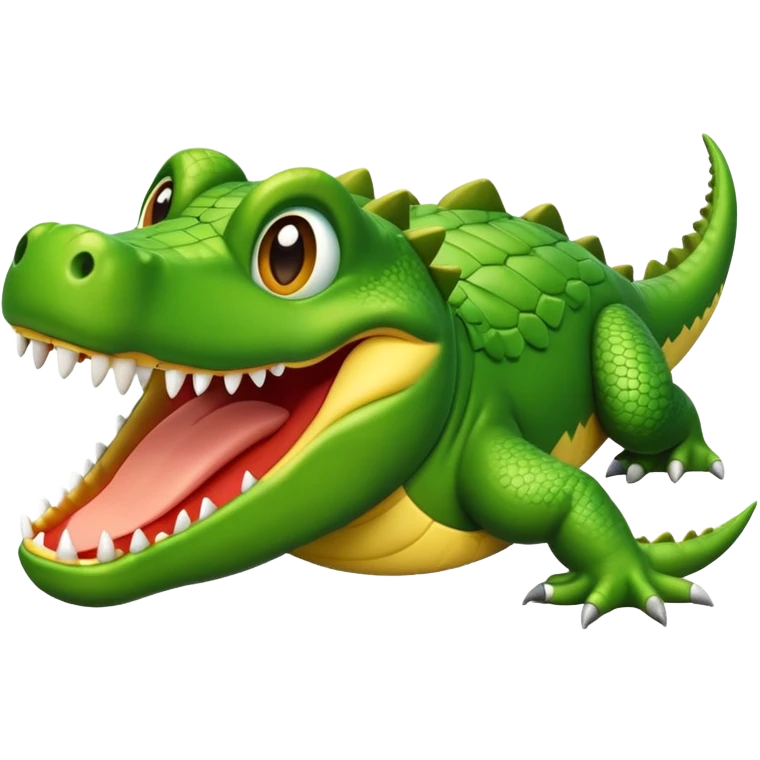 Avión con cara de cocodrilo emoji