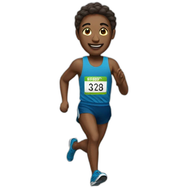 Marathon runner emoji