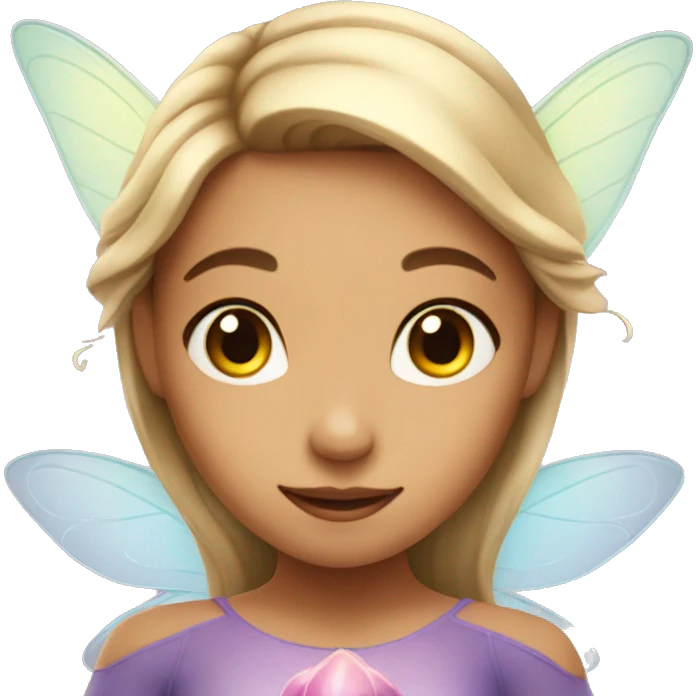 Girl as fairy emoji