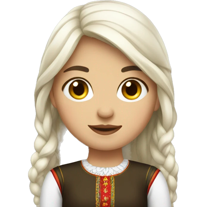 Moldovian girl emoji